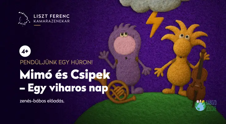Új időpontok! Mimó és Csipek- Egy viharos nap
